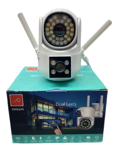 Camara Ip Exterior Doble Lente Wifi